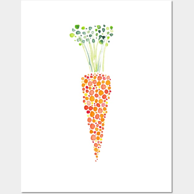 Carrot Wall Art by LauraKatMax